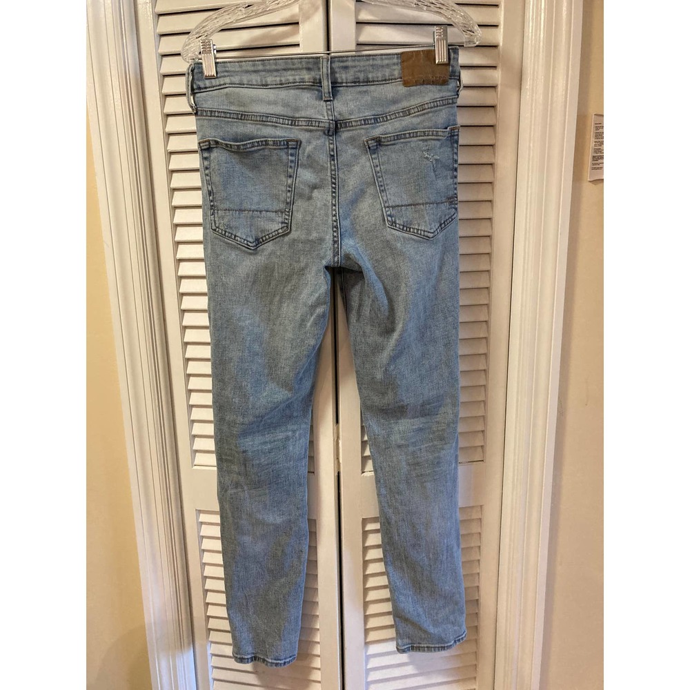 Aeropostale Lightwash Distressed Skinny Jeans Sz 30/32 - Picture 3 of 8